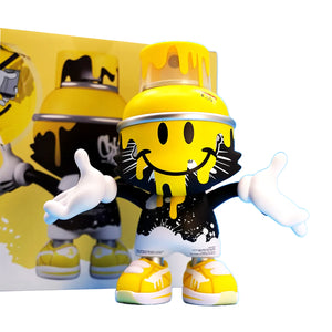 OG SLICK 'Happy Yellow' (2024) Vinyl Spray Can Art Figure