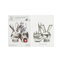 Load image into Gallery viewer, OG SLICK 'LV Hands' (2025) Hand-Embellished Designer Art Sculpture (silver)