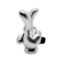 Load image into Gallery viewer, OG SLICK 'LV Hands' (2025) Hand-Embellished Designer Art Sculpture (silver)
