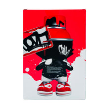 Load image into Gallery viewer, OG SLICK x SuperPlastic 'Love Red' (2023) Spray Can Figure/Print Collectors Set
