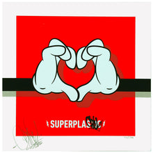 Load image into Gallery viewer, OG SLICK x SuperPlastic 'Love Red' (2023) Spray Can Figure/Print Collectors Set