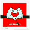 OG SLICK x SuperPlastic 'Love Red' (2023) Spray Can Figure/Print Collectors Set