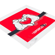 Load image into Gallery viewer, OG SLICK x SuperPlastic 'Love Red' (2023) Spray Can Figure/Print Collectors Set