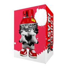 Load image into Gallery viewer, OG SLICK x SuperPlastic 'Love Red' (2023) Spray Can Figure/Print Collectors Set