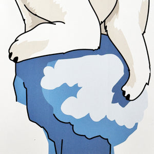 OAKOAK 'STOP!' (2019) Framed Oversized Sticker/Decal - Signari Gallery 