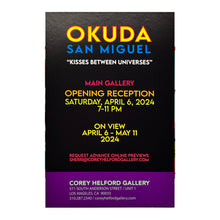Load image into Gallery viewer, OKUDA &#39;Faces in Digital Landscapes&#39; (2024) Framed Original Show Card - Signari Gallery 