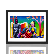 Load image into Gallery viewer, OKUDA &#39;World Can&#39;t Fly Without the Shaman&#39; (2017) Framed Show Card - Signari Gallery 