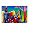 OKUDA 'World Can't Fly Without the Shaman' (2017) Framed Show Card - Signari Gallery 