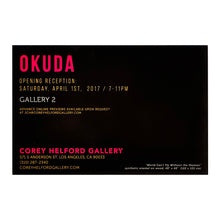 Load image into Gallery viewer, OKUDA &#39;World Can&#39;t Fly Without the Shaman&#39; (2017) Framed Show Card - Signari Gallery 