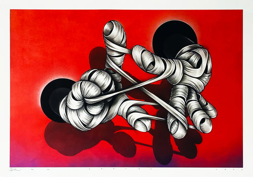 OTTO SCHADE 'Mickey Struggling' (2021) Giclée Print - Signari Gallery 