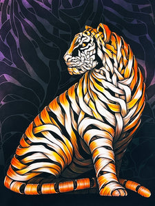 OTTO SCHADE 'Ribboned Tiger' Giclée Print - Signari Gallery 