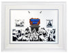OUTIS 'Revandalism' (2015) Custom Framed Screen Print (blue)