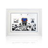 OUTIS 'Revandalism' (2015) Custom Framed Screen Print (blue)