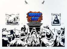 Load image into Gallery viewer, OUTIS 'Revandalism' (2015) Custom Framed Screen Print (blue)