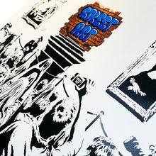 Load image into Gallery viewer, OUTIS 'Revandalism' (2015) Custom Framed Screen Print (blue)