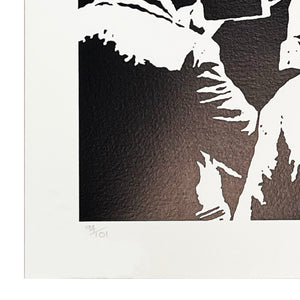 OUTIS 'Revandalism' (2015) Screen Print (blue) - Signari Gallery 