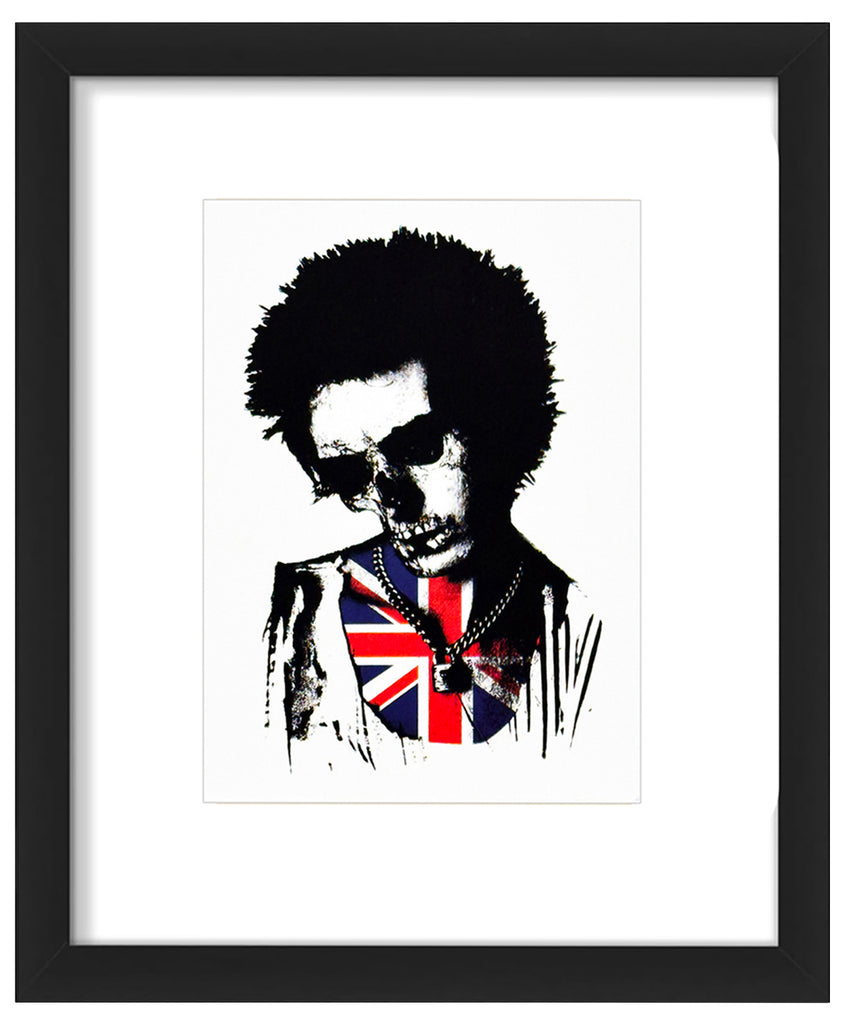 PAUL INSECT x POW 'Dead Sid' (2006) Rare Original Framed Show Card