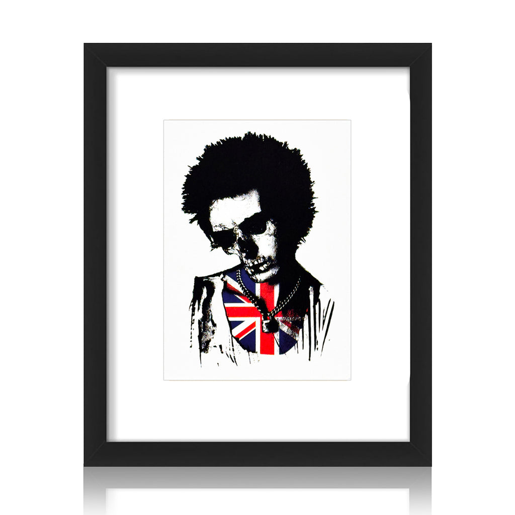 PAUL INSECT x POW 'Dead Sid' (2006) Rare Original Framed Show Card