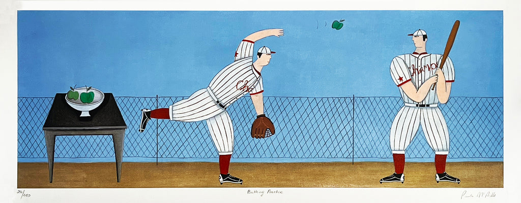 PAULA McARDLE 'Batting Practice' (2007) Serigraph Print - Signari Gallery 