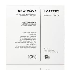PEJAC 'New Wave' Lottery Edition Mounted Postcard (#1425) - Signari Gallery 