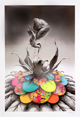 PEZ 'Bloom Bloom' (2023) 25-Color Screen Print - Signari Gallery 