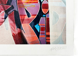 PICHIAVO 'Eros Lefkos' Glow-in-the-Dark Giclée Print (#176) - Signari Gallery 