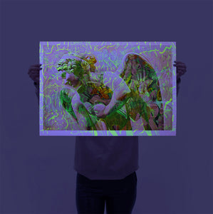 PICHIAVO 'Eros Lefkos' Glow-in-the-Dark Giclée Print (#176) - Signari Gallery 
