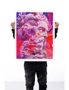 PICHIAVO 'Orphic Hymn To Poseidon' (magenta) Giclée Print - Signari Gallery 