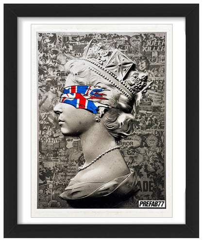 PREFAB 77 'Blind Faith' (2020) Framed Original Oversized Sticker - Signari Gallery 