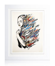 Load image into Gallery viewer, PREFAB 77 &#39;Cloak of Fire&#39; Framed 14-Color Screen Print - Signari Gallery 