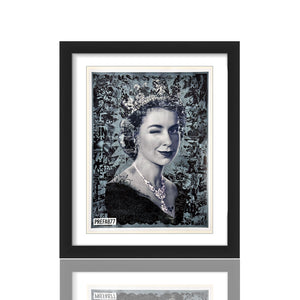 PREFAB 77 'Let it Reign' (2017) Framed Original Oversized Sticker - Signari Gallery 