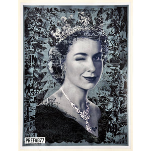 PREFAB 77 'Let it Reign' (2017) Framed Original Oversized Sticker - Signari Gallery 