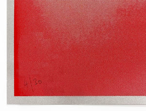 PURE EVIL 'Amerika' (2018) Screen Print (red) - Signari Gallery 