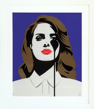 Load image into Gallery viewer, PURE EVIL 'Born to Die: Lana Del Rey's Nightmare' (2019) Custom Framed Screen Print