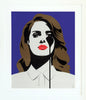 PURE EVIL 'Born to Die: Lana Del Rey's Nightmare' (2019) Custom Framed Screen Print