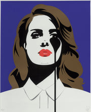 Load image into Gallery viewer, PURE EVIL 'Born to Die: Lana Del Rey's Nightmare' (2019) Custom Framed Screen Print