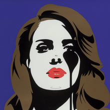 Load image into Gallery viewer, PURE EVIL 'Born to Die: Lana Del Rey's Nightmare' (2019) Custom Framed Screen Print