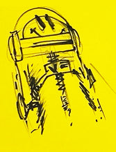 Load image into Gallery viewer, RYCA &#39;Space Cadet&#39; (2014/2020) Framed Original Sketch/Action Figure Set - Signari Gallery 
