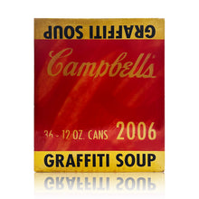 Load image into Gallery viewer, RENÉ GAGNON &#39;Campbell&#39;s Graffiti Soup&#39; (2013) HPM on Wood &quot;Shipping&quot; Box - Signari Gallery 
