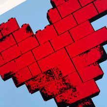 Load image into Gallery viewer, RENE GAGNON 'Don't LEGO My Heart' (2019) Screen Print