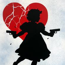 Load image into Gallery viewer, RENE GAGNON 'Heart Breaker' (2014) Hand-Finished Screen Print