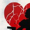 RENE GAGNON 'Heart Breaker' (2014) Hand-Finished Screen Print