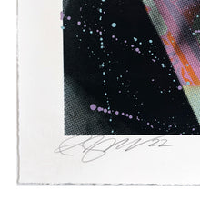 Load image into Gallery viewer, RENE GAGNON 'Queen of Hearts x Jagged Tears' (2022) Hand-Finished Screen Print