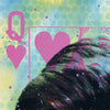 RENE GAGNON 'Queen of Hearts x Jagged Tears' (2022) Hand-Finished Screen Print