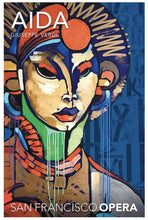 Load image into Gallery viewer, RETNA &#39;Verdi: Aida&#39; (2016) Rare Original San Francisco Opera Poster