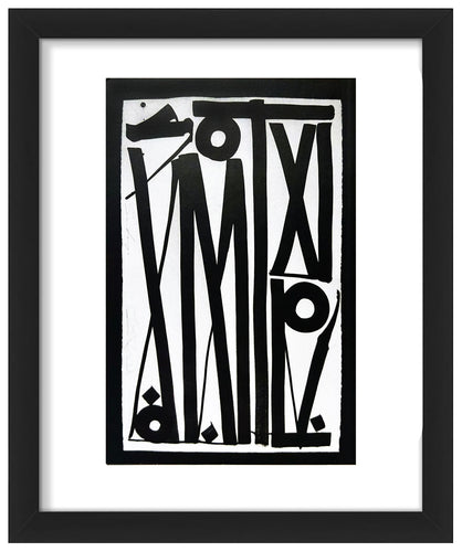 RETNA 'Coburn Projects-Pulse NYC' (2014) Rare Original (framed) Show Card