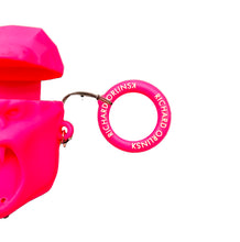 Load image into Gallery viewer, RICHARD ORLINSKI &#39;Kong Head&#39; (pink) Airpods Case - Signari Gallery 
