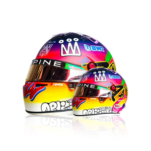 RICHARD ORLINSKI x Bell Racing 'Esteban Ocon' Alpine F-1 Team Mini-Helmet