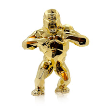 Load image into Gallery viewer, RICHARD ORLINSKI &#39;Kong Christmas&#39; (2024) Chrome Resin Designer Art Figure (gold)