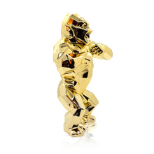 Load image into Gallery viewer, RICHARD ORLINSKI &#39;Kong Christmas&#39; (2024) Chrome Resin Designer Art Figure (gold)